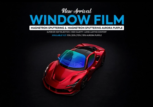 dichroic glass banner