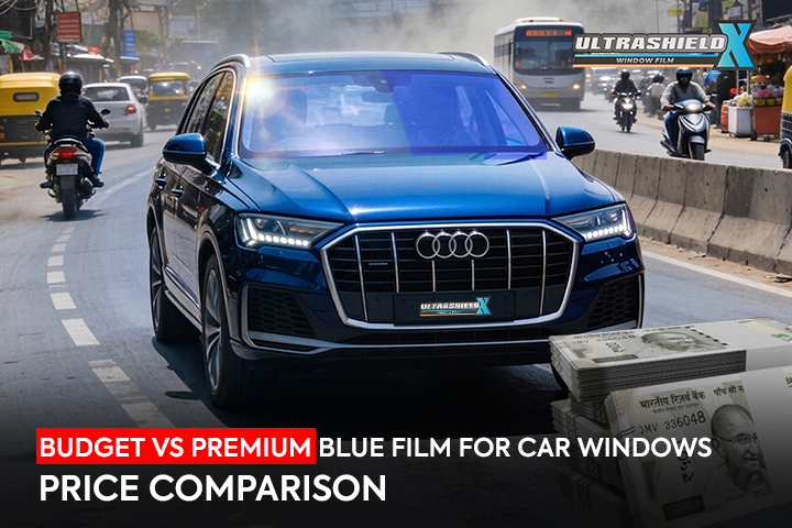 Premium Blue Film for Car Windows